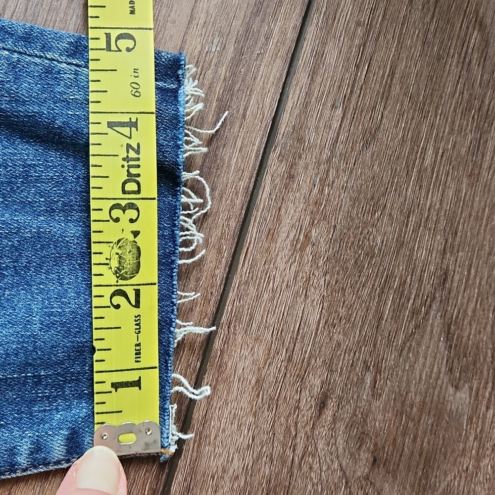 J. Crew 9" High Rise Toothpick Ankle Jean Hartley Distressed Raw Frayed Hem 28 - Picture 11 of 11